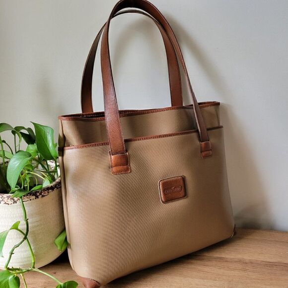 EUC VINTAGE CABIN CREEK LEATHER TOTE LARGE - Picture 10 of 16